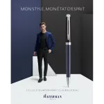 Waterman Hemisphere Color Blocking Golyóstoll Fekete-Kék Ezüst Klipsz