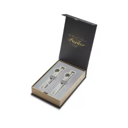   Parker Royal Im Rituals Szett Golyóstoll és Töltőtoll Szürke Ezüst Klipsz