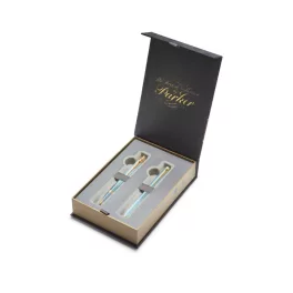   Parker Royal Im Rituals Szett Golyóstoll és Töltőtoll Zöld Arany Klipsz