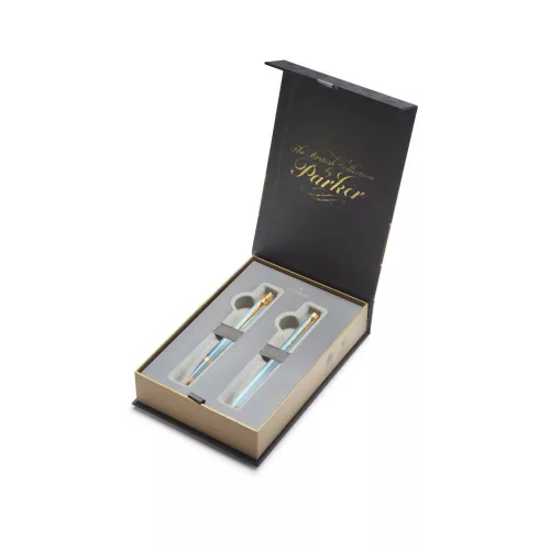 Parker Royal Im Rituals Szett Golyóstoll és Töltőtoll Zöld Arany Klipsz