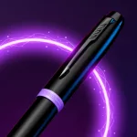 Parker Royal Im Professionals Vibrant Rollertoll Fekete-Lila Fekete Klipsz 2172950