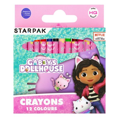 Zsírkréta Hengeres 12 Darab/Csomag Gabbys Dollhouse