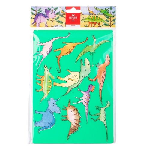 Koh-I-Noor Rajzolósablon Műanyag Tasakban Dino