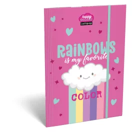 LizzySuli Gumis Mappa A/4 Karton Lollipop Rainbow