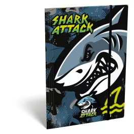 LizzySuli Gumis Mappa A/4 Karton Shark Attack