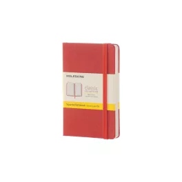   MOLESKINE NOTESZ MM712F16 KEMÉNY KORALL NARANCS "P" KOCKÁS