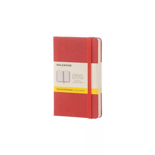 MOLESKINE NOTESZ MM712F16 KEMÉNY KORALL NARANCS "P" KOCKÁS