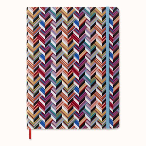 MOLESKINE NOTESZ MISSONI ZIGZAG KEMÉNY "XL" VONALAS