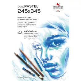   Koh-I-Noor 9920 Rajzfüzet B/4 20 Ív/Csomag 220 Gramm Színes Lapok