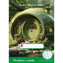   Süni Mesefüzet A/5 14-32 1. Osztályos Vonalas és Sima Dark Colour Vegyes Mintákban
