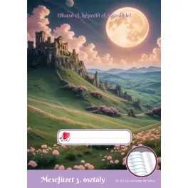   Süni Mesefüzet A/5 12-32 3. Osztályos Vonalas és Sima Light Colour Vegyes Mintákban