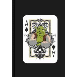   Füzet A/4 Keményfedeles Vonalas 96 Lap Shrek Vegyes Mintákban