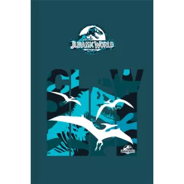   Füzet A/4 Keményfedeles Vonalas 96 Lap Jurassic World Vegyes Mintákban