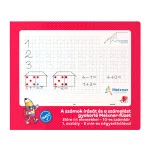 Süni Írásgyakorló Füzet 24,5x29,5 cm Meixner-féle 1. Osztályos Nagy Négyzetrácsos Számok Írásához és Számoláshoz 10-es Számkörben 32 Lapos