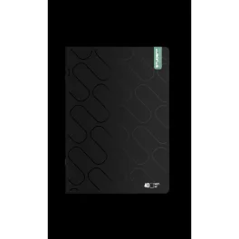 Student Füzet A/4 Sima 40 Lapos Black Prémium
