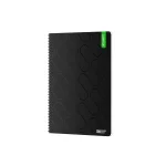 Student Spirálfüzet A/4 Vonalas 100 Lapos Black Prémium