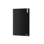 Student Spirálfüzet A/4 Sima 100 Lapos Black Prémium