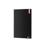 Student Spirálfüzet A/4 Sima 100 Lapos Black Prémium