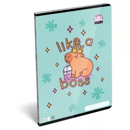   LizzySuli Füzet Tűzött A/4 21-31 4. Osztályos 32 Lapos Lollipop Capybara