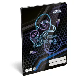   LizzySuli Füzet Tűzött A/5 Sima 20-32 32 Lapos Esport Gamer On Duty