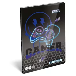   LizzySuli Füzet Tűzött A/5 Szótár 31-32 32 Lapos Esport Gamer On Duty