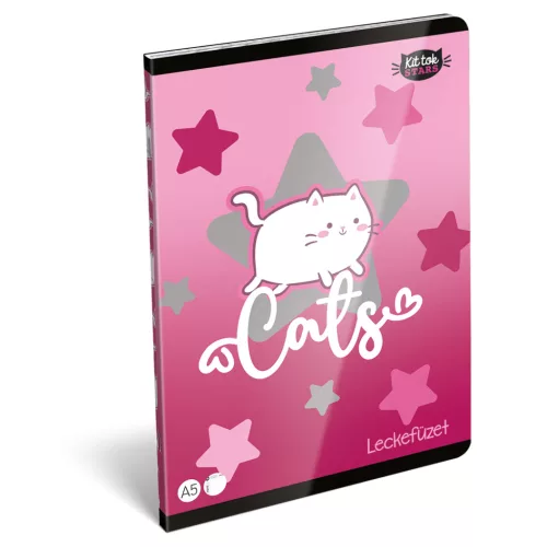 LizzySuli Leckefüzet A/5 40 Lapos Kittok Stars Purrfect