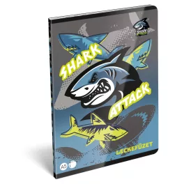 LizzySuli Leckefüzet A/5 40 Lapos Shark Attack