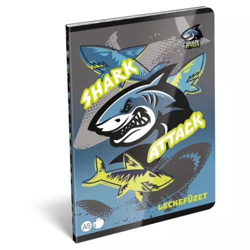 LizzySuli Leckefüzet A/5 40 Lapos Shark Attack