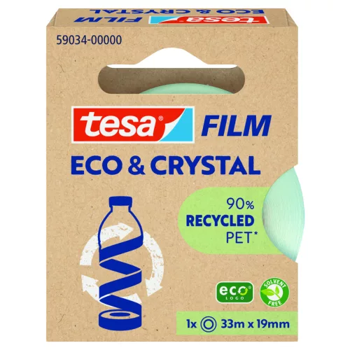 TESA 59034 TESAFILM ECO & CRYSTAL RAGASZTÓSZALAG 33MX19MM