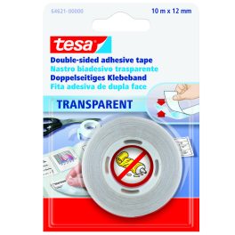TESA 64621 KÉTOLDALAS RAGASZTÓSZALAG 10MX12MM ÁTLÁTSZÓ