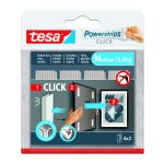 Tesa 77721 Tépőzár Csíkok M Méret Öntapadós 4x2 darab/Csomag Powerstrips Click