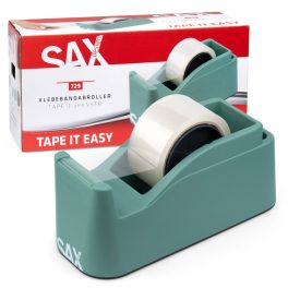 Sax 729 Ragasztószalag Adagoló Asztali Zöld Tape-It-Easy