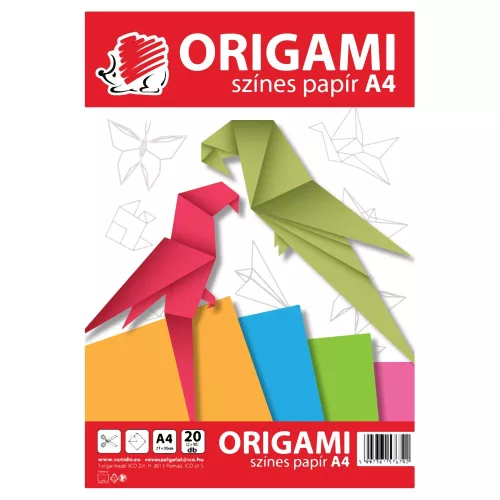 Süni Origami Lapok A/4 20 Lap/Csomag