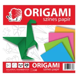 Süni Origami Lapok 20x20 cm 20 Lap/Csomag