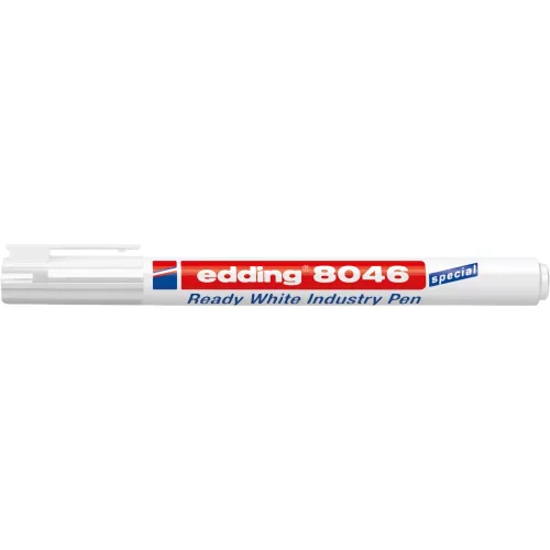 Edding 8046 Permanent Marker Fehér Ipari Ready White D10