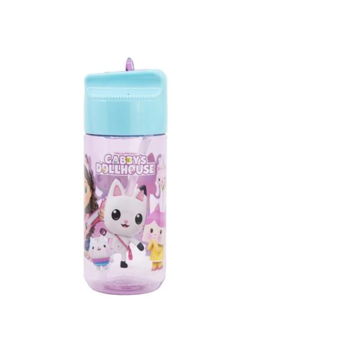 Kulacs Műanyag 410 ml Gabbys Dollhouse Vegyes Színekben