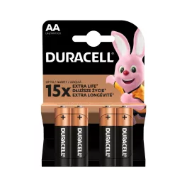 DURACELL BSC AA ALKÁLI ELEM 4DB/BL
