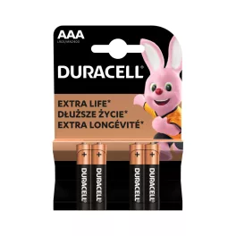 DURACELL BSC AAA ALKÁLI ELEM 4DB/BL