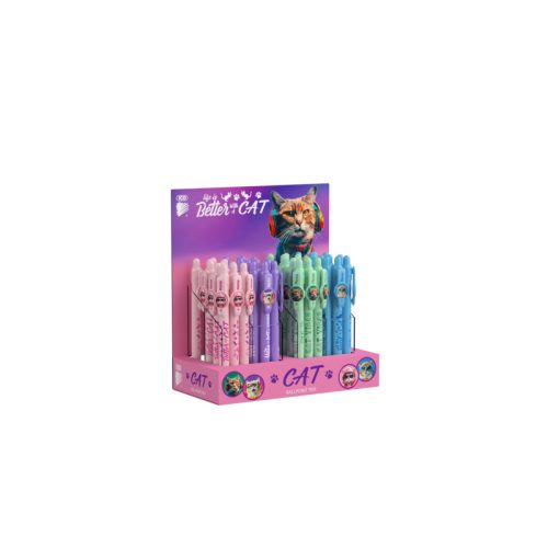 Ico Golyóstoll Cats 0,8 mm Kék DP48
