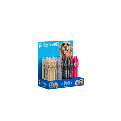 Ico Golyóstoll Dogs 0,8 mm Kék DP48