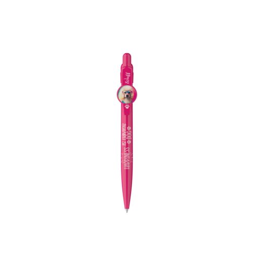 Ico Golyóstoll Dogs 0,8 mm Kék Pink Z10