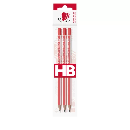 SÜNI GRAFITCERUZA HÁROMSZÖGLETŰ HB 3 DB