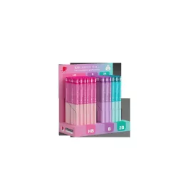   Süni Grafitceruza Háromszögletű HB 184 Darab/Display Light Pastel