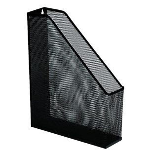 Iratpapucs A/4 Fekete Fémhálós