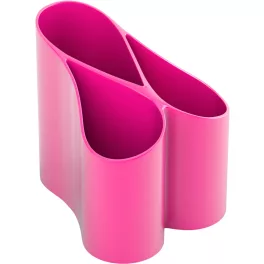 Írószertartó műanyag ico lux pink