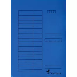 Victoria gyorsfűző A/4 5 db/csomag kék 230 g/m2 karton