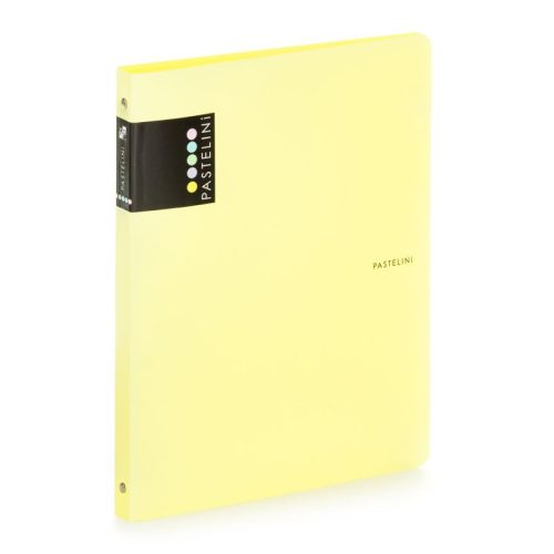 Pastelini Gyűrűskönyv A/4 Sárga 4 Gyűrűs 20 mm 2-277