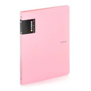 Pastelini Gyűrűskönyv A/5 Pink 4 Gyűrűs 25 mm 2-12219