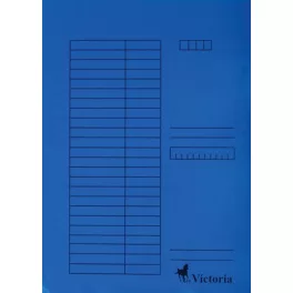 Victoria Iratgyűjtő Papír A/4 Kék 5 Darab/Csomag