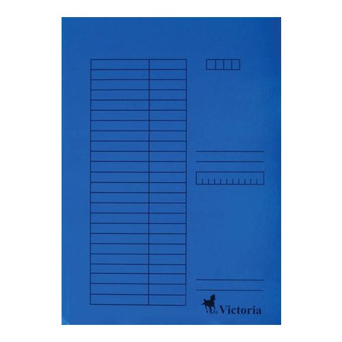 Victoria Iratgyűjtő Papír A/4 Kék 5 Darab/Csomag